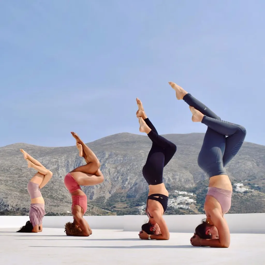 Aegialis rooftop yoga